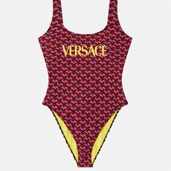 Versace Other - VERSACE Greca Signature Print Swimsuit